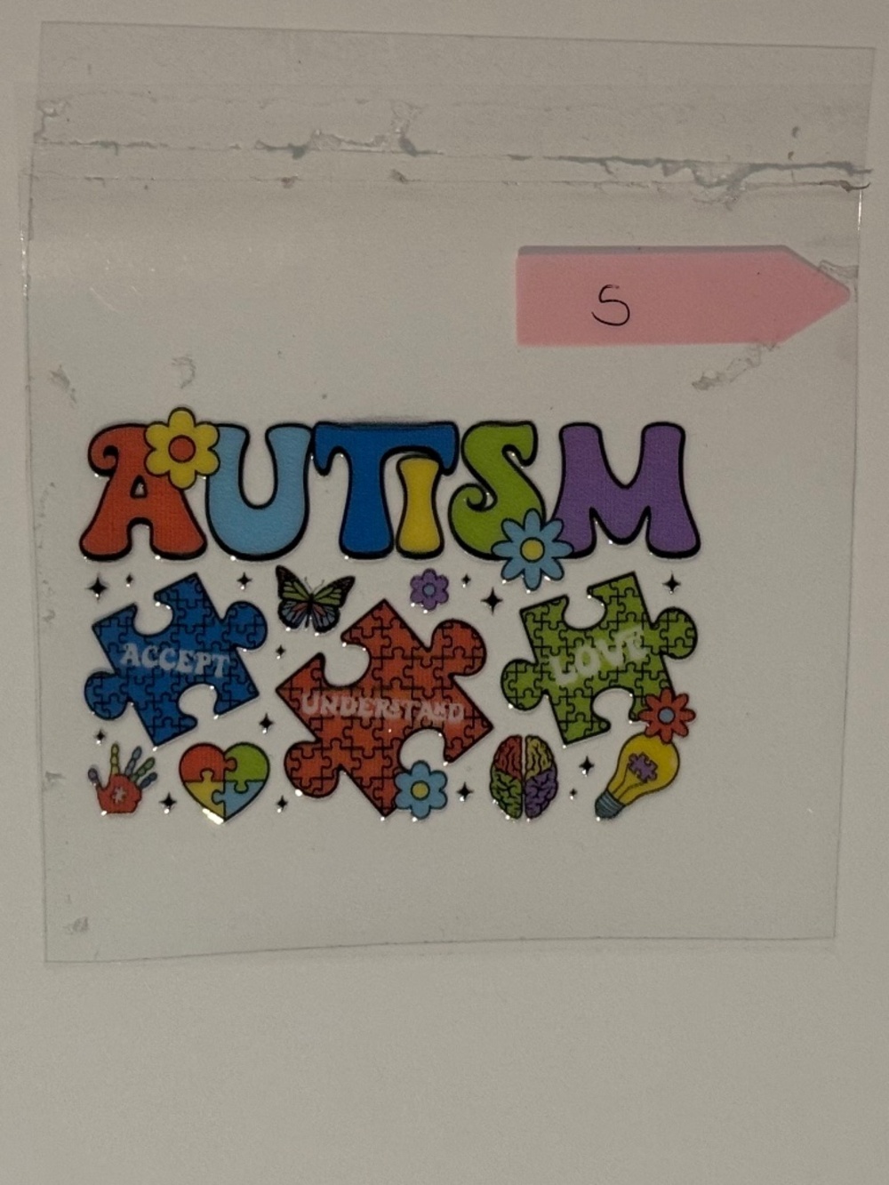 Autism Awareness UV Sticker